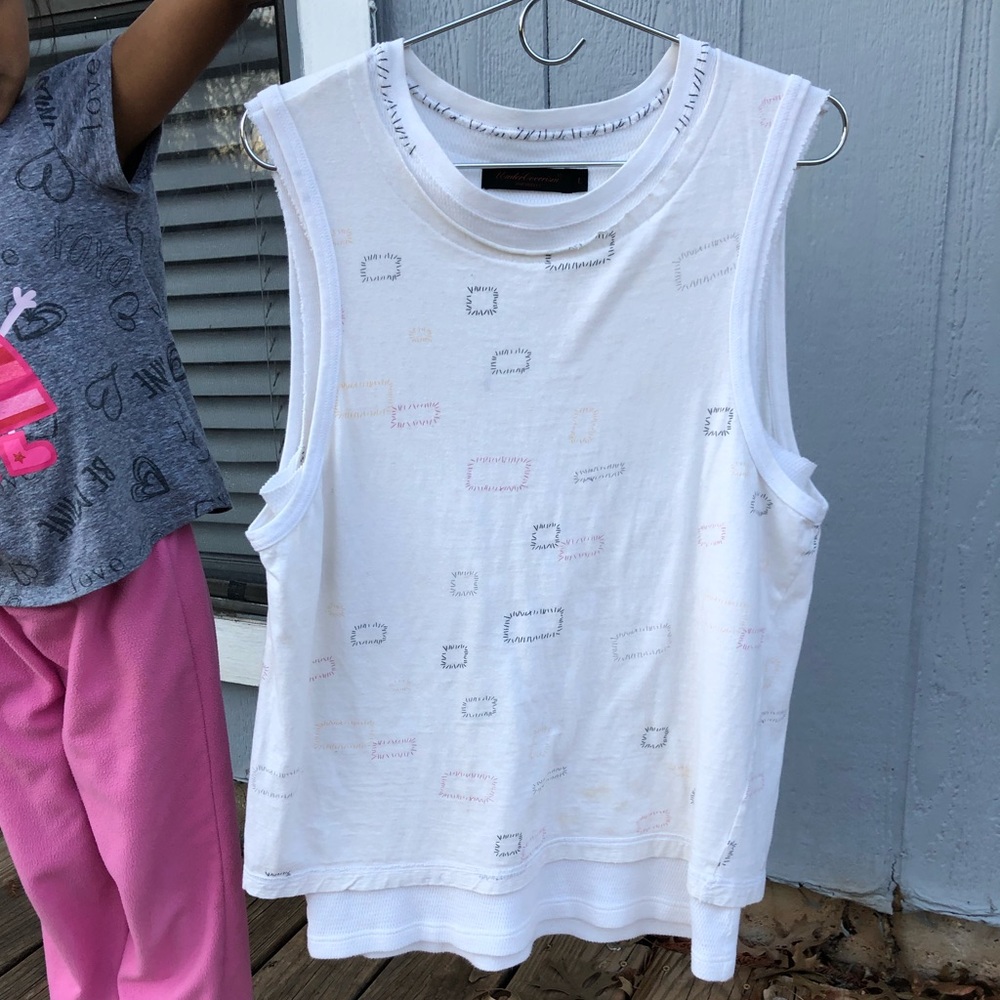 Undercover 2003 Scab layered tank top
